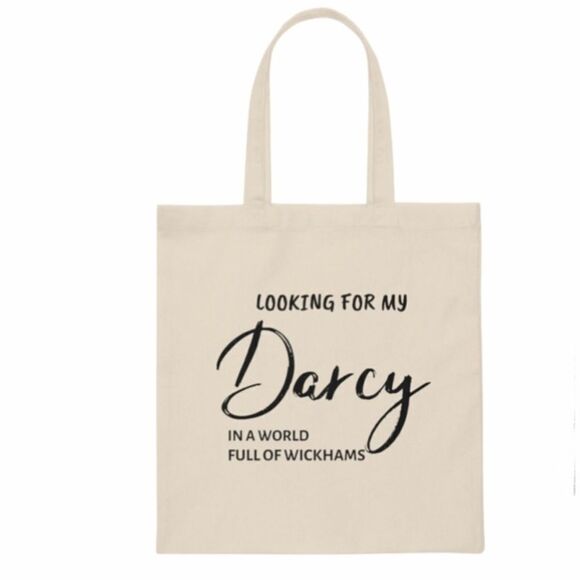 Pride and Prejudice Looking for Darcy Tote - Picture 1 of 3